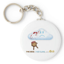 Decapitated Bear and Cloud keychains