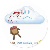 Decapitated Bear and Cloud stickers