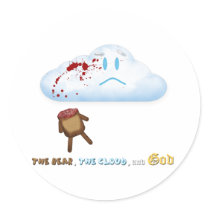 Decapitated Bear and Cloud stickers