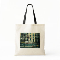 Decay on Canal Street, Chinatown Canvas Bags