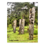 Decaying Totempoles Postcard