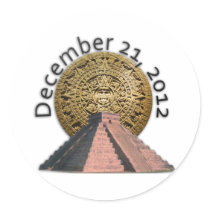 December 21, 2012 Mayan Calendar Stickers