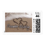 December Beach Destination Wedding - Customized postage