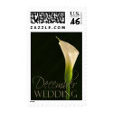 December Calla Lily Wedding Stamp - Customized