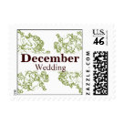 postcard - Green and White month postage is perfect for any wedding occasion! Be sure to check out our other wedding postage stamps available! 
                 Each Wedding Month has the same selection of postage. If you would like something custom made or if you want any postage changed in some way, let me know! 