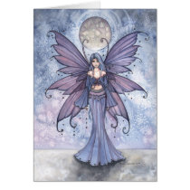 December in Blue Fairy Card by Molly Harrison