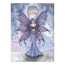 December in Blue Fairy Poster by Molly Harrison