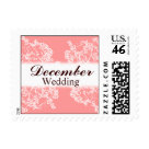 postcard - Pink and White month postage is perfect for any wedding occasion! Be sure to check out our other wedding postage stamps available! 
                 Each Wedding Month has the same selection of postage. If you would like something custom made or if you want any postage changed in some way, let me know! 
