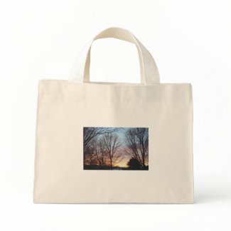 December Sky Tote Bag bag