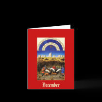 December - Tres Riches Heures du Duc de Berry cards