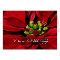 December Wedding Card