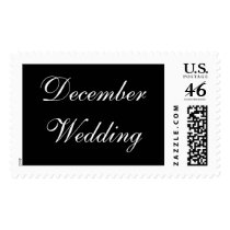 December Wedding Formal Postage Stamps