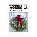 December Wedding Invitation Postage postage