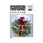 December Wedding Invitation Postage