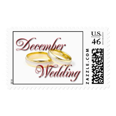 DECEMBER WEDDING POSTAGE