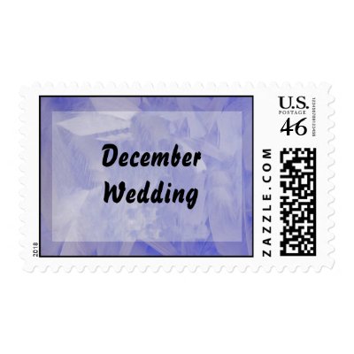 December Wedding Postage