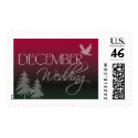December Wedding postage