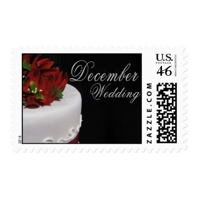 December wedding postage