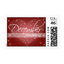 December Wedding postage