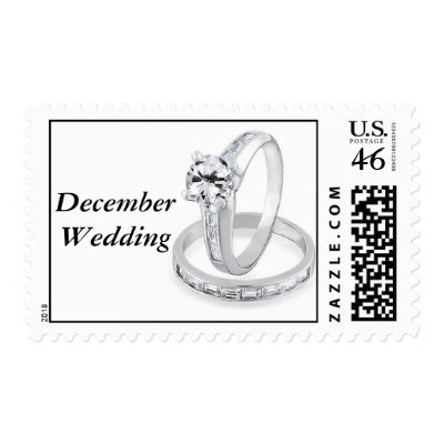 December Wedding Stamp