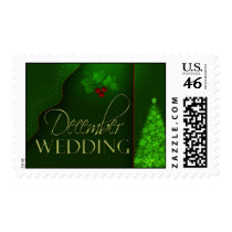 December Wedding postage stamp