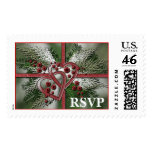 December Wedding Postage Stamp