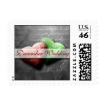 December Wedding Postage Stamp