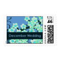 December Wedding Postage Stamps