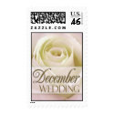 December Wedding Postage Stamps by perfectpostage December Wedding Postage Stamps