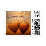 December Wedding - Small heart stamps