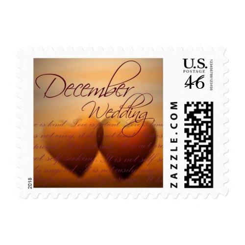 December Wedding - Small heart stamps stamp