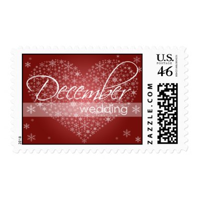 December Wedding Stamp