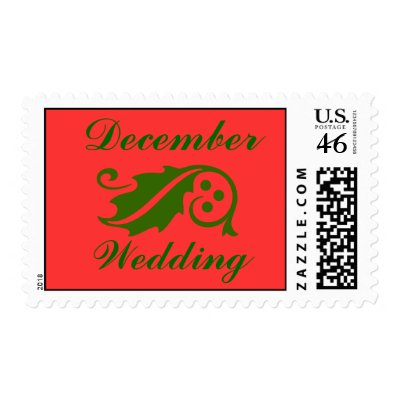 December Wedding Stamp