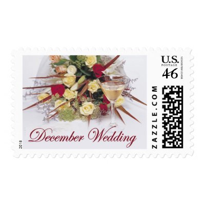 December Wedding stamps