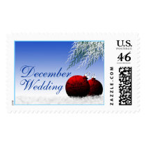 December Winter Wedding Postage Stamp by TDSwhite December Winter Wedding Postage Stamp