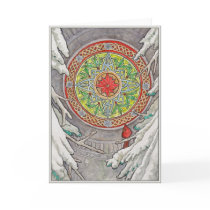 December's Window Greeting Card cards