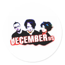 dECEMBERus Round Sticker
