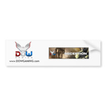 Deception, logoDOWteam, www.DOWGAMING.com Bumper Stickers