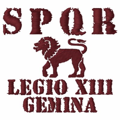 Décimotercero legión de los géminis de Julio César Polo Bordado Décimotercero legión de los géminis de Julio César Polo Bordado