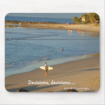 Decisions, decisions mouse pad