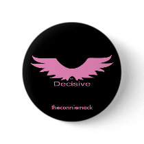 Decisive Wings Button by theconniemack Decisive Wings Button