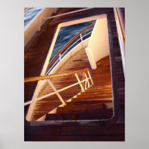 Deck at Sunrise Posters