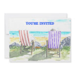 'Deck Chairs' Invitation