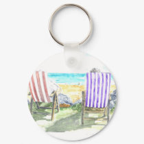 Deck Chairs Keychain