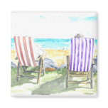 'Deck Chairs' Magnet