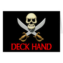 Deck Hand Greeting Cards