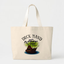 Deck Hand Tote Bags