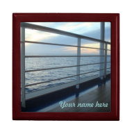 Deck Level View Pesonalized Jewelry Box giftbox