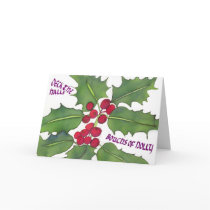 Deck the Halls Christmas Card