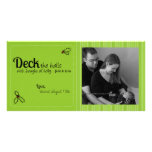 Deck the Halls - Simply Modern Holiday Christmas Photo Card Template